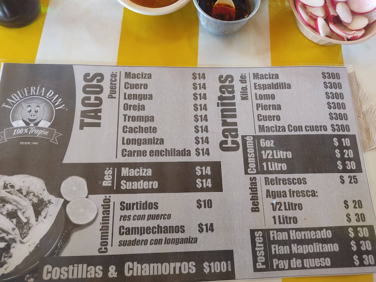 Taquería Dany Menu - Image 4
